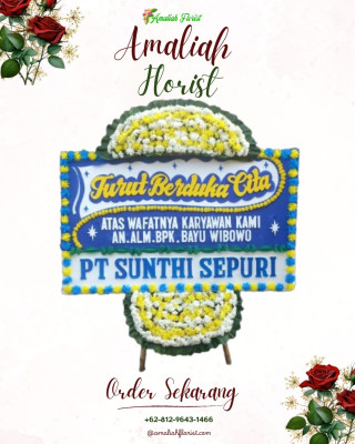 Papan Bunga Duka di Kelapa Tiga